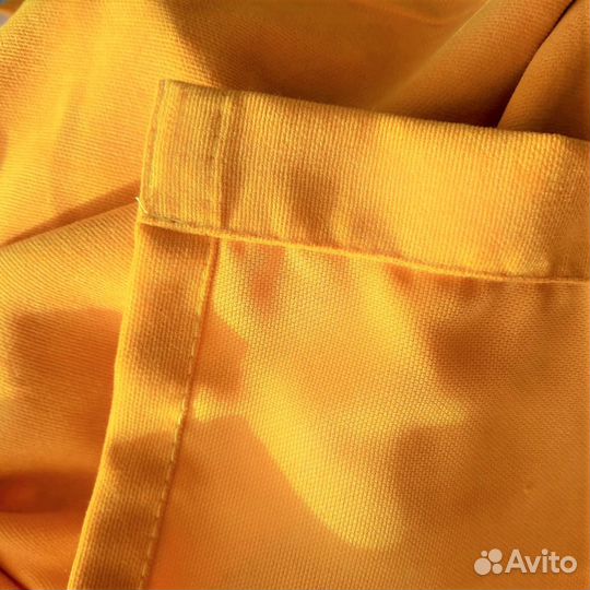 Штора готовая Канвас желтая 150х250см новая