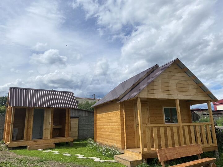 Дом 20 м² на участке 10 сот.