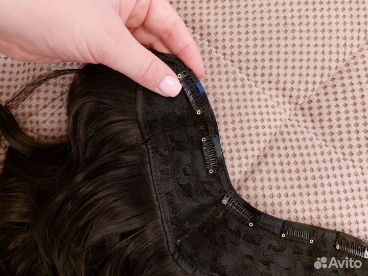 Волосы на заколках клипсах для наращивания