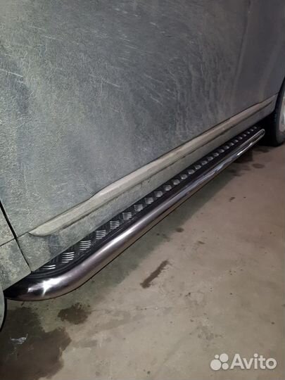 Пороги с листом 53 мм Toyota Highlander 2010