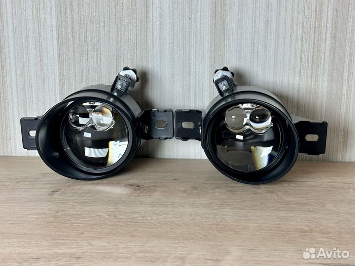 Bi LED линзы птф bmw x5 e53