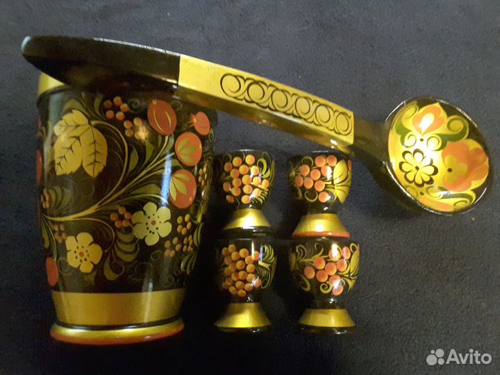 Посуда хохлома