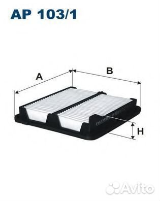 Воздушный фильтр AP1031 filtron
