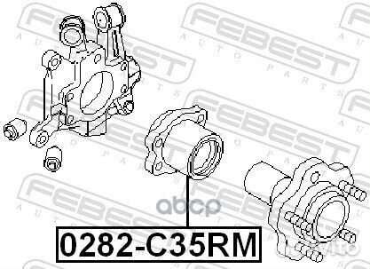 Подшипник ступицы задний nissan skyline (98-01)