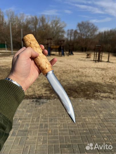 Нож якутский охотничий