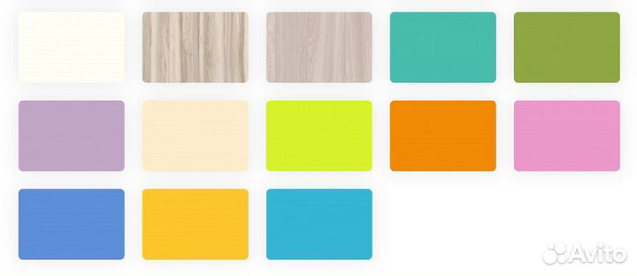 Двухъярусная кровать радуга