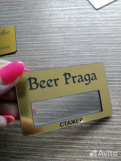 Бейджик с логотипом, бейджик медицинский