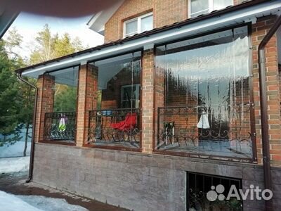 Мягкие пвх окна на беседку