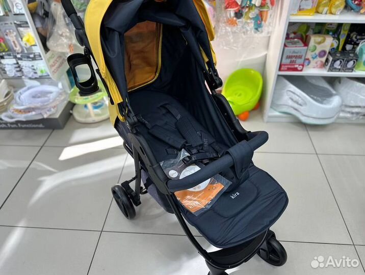 Прогулочная коляска Rant Kira, желтая