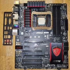 Материнская плата msi z97 gaming 3 + i7 4790K +баш