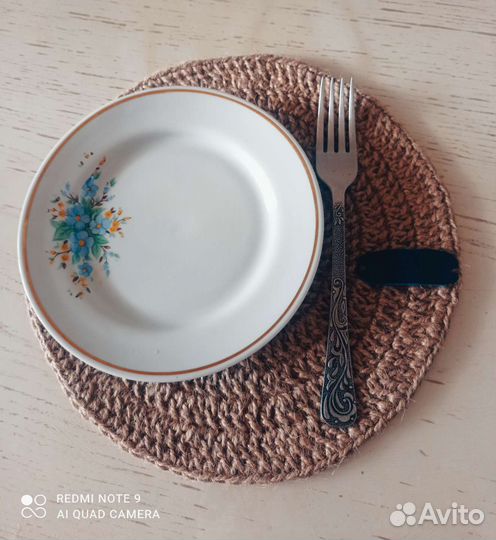 Салфетки сервировочные из джута