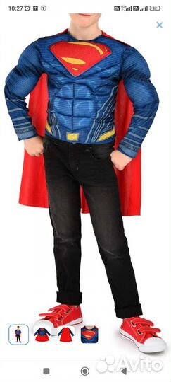Новый Костюм superman супермена