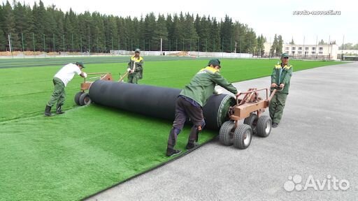 Укладка искусственного газона в городе Сыктывкар