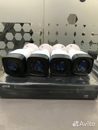 Комплект видеонаблюдения 4 камеры