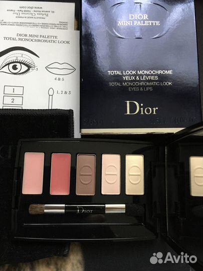 DG Тональная основа и Dior палетка, TonyMoly база