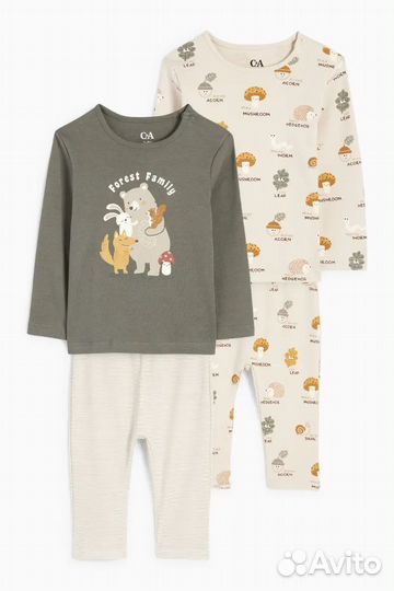 Пижама детская 2 шт 68,74,92