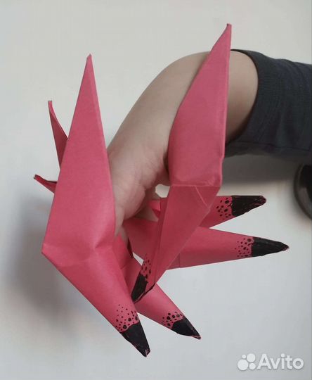 Когти из бумаги на пальцы