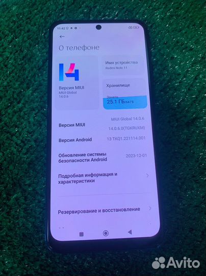 Xiaomi Redmi Note 11, 4/64 ГБ