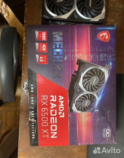 Видеокарта rx6500xt