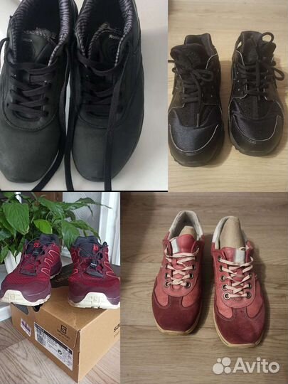 Кроссовки Reebok, Salomon, Nike air, Ecco