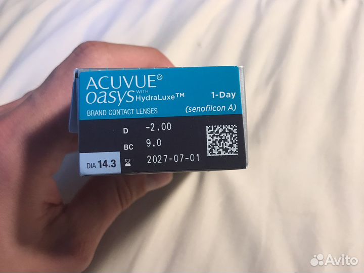 Контактные линзы acuvue oasys -2 однодневные 25шт