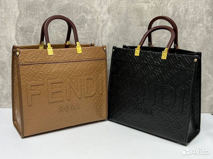 Сумка женская fendi люкс кожаная