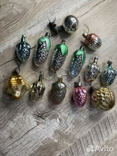 Елочные игрушки СССР советские