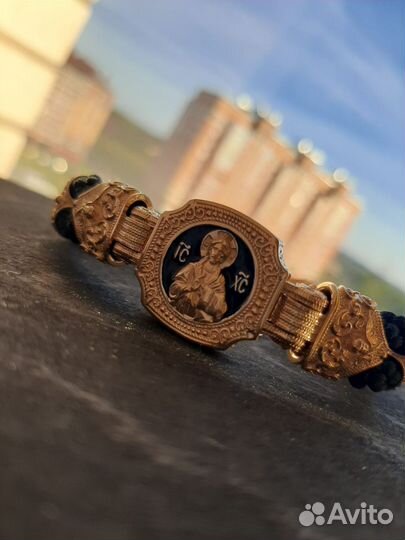 Браслет позолота с эмалью