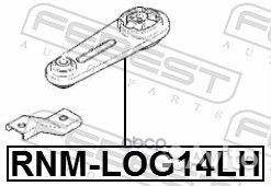 Подушка двигателя левая rnmlog14LH Febest