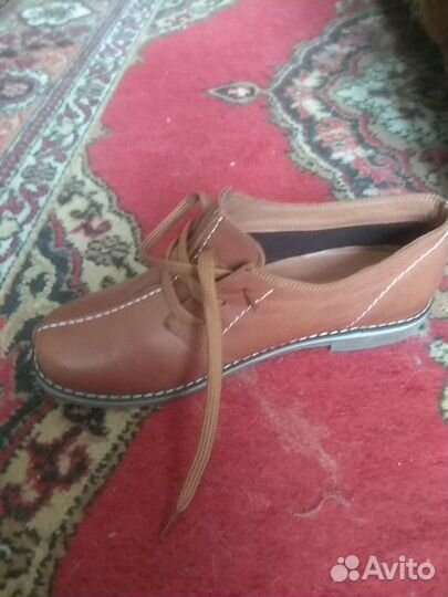 Повседневные кожаные п/ботиночки(новые)