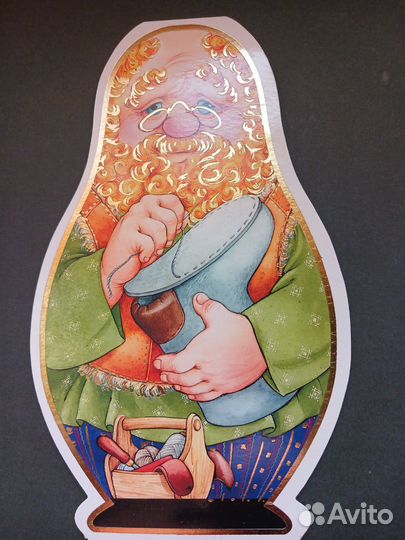 Оригинальные фигурные открытки из суровых 1990-х