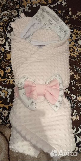 Конверт на выписку для девочки зима