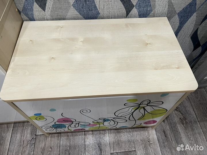 Мебель в детскую- Ящик деревянный для игрушек