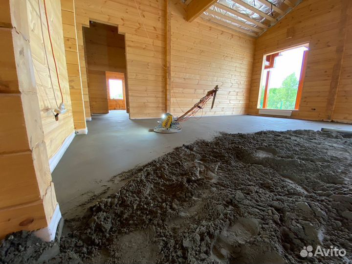 Стяжка пола за один день