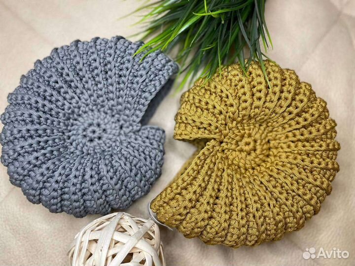 Ракушка вязаная Наутилус