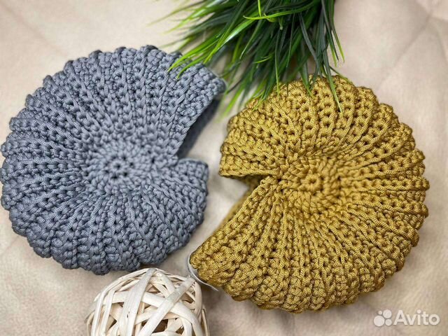 Ракушка вязаная Наутилус