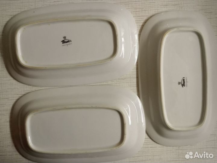 Блюдо фарфор, нержавейка