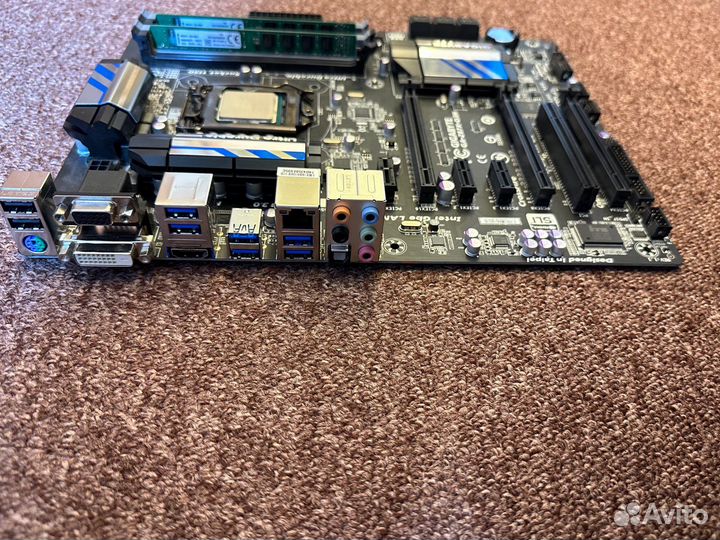 Материнская плата с процессором оперативная память