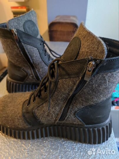 Валенки зимние ботинки теплые войлок