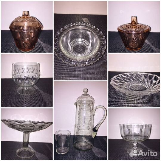 Стеклянная посуда СССР 60-70 гг