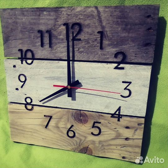 Эко часы в стиле Loft