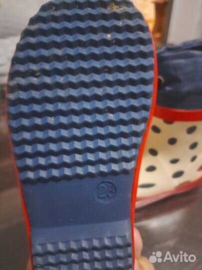 Резиновые сапоги детские 23 размер