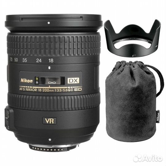 Nikon 18-200mm f/3.5-5.6G edaf-SVR iidx ZoomNikkor