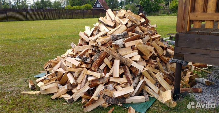 Дрова любые сухие в укладку качественные