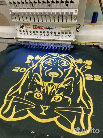 Машинная вышивка/ вышивка на одежде