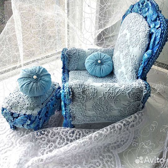 Кресло для кукол бжд, Барби, блайз