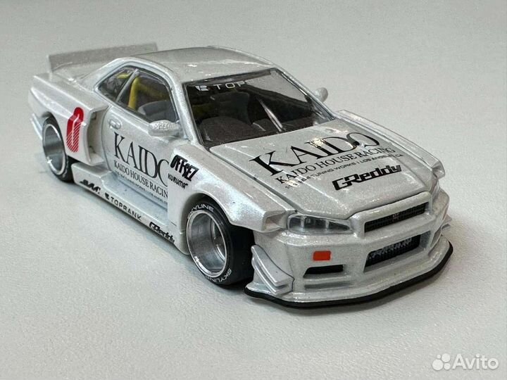 Nissan Skyline R34 Kaido House Mini GT 1 64