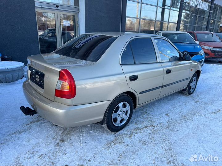 Hyundai Accent 1.5 МТ, 2005, 120 642 км