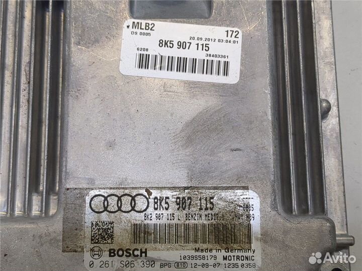 Блок управления двигателем Audi A4 (B8), 2012