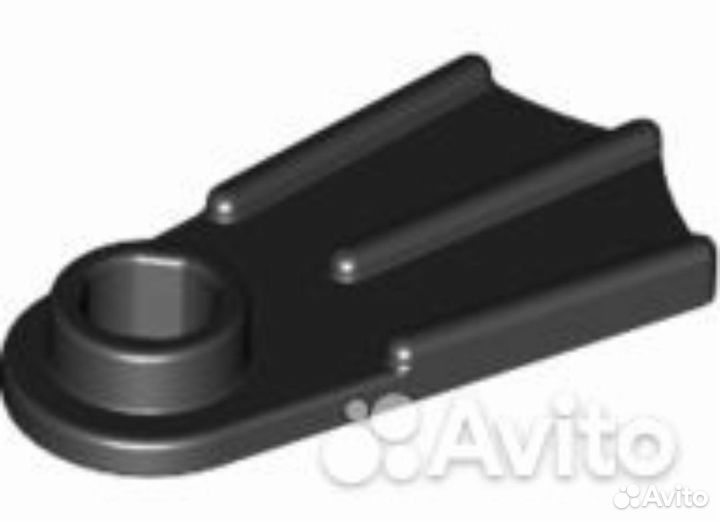 Lego деталь ласты чёрные